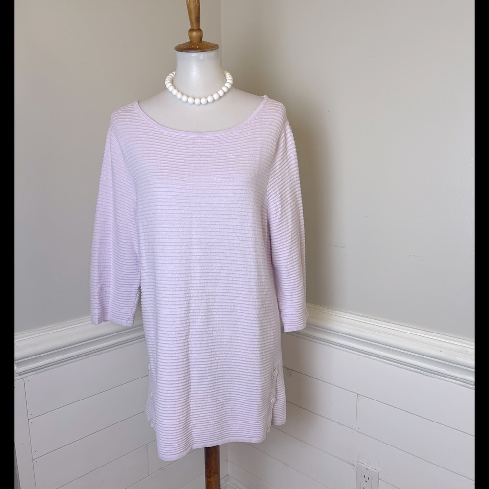 J. Jill Lavender Knit Dress M FREE SHIP